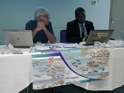 Jean Louis Sanka as co-chair of a thematic workshop during the PRCM Forum in Conakry