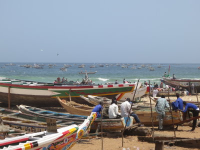 Landing beach of small-scale fishers in Kayar, Senegal (Photo P. Bottoni)