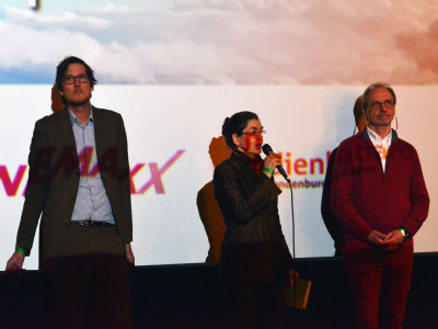 The panel (from left to right), Markus Knigge, Cornelia E Nauen, Rainer Froese