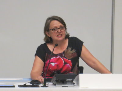 Christina Stringer, ass. Professor at the University of Auckland, New Zealand spoke about slavery in modern fisheries