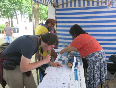 Making a pledge for the ocean at the Mundus maris stand