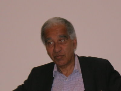 Professor Mojib Latif vom GEOMAR bei seinem Plenarvortrag