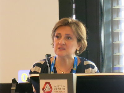 Silvia Peppoloni eröffnete und leitete die Session
