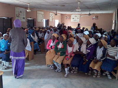 No space for teaching girls - Kaduna region, Northern Nigeria