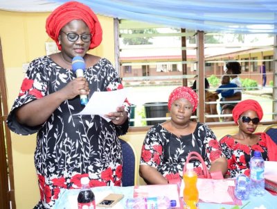 The representative of the First Lady of Ondo State delivers her Goodwill speech